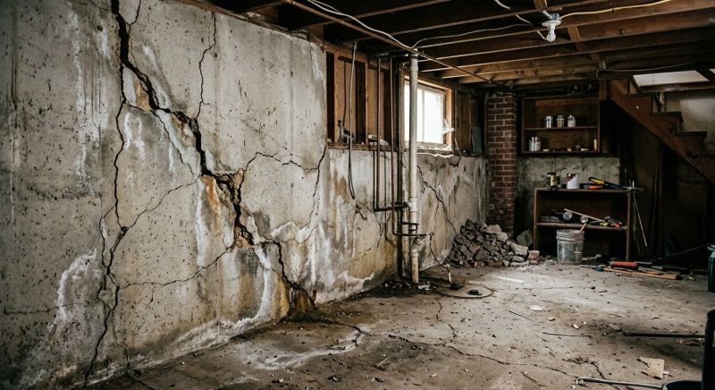 Basement Crack Repair in Prince William County, VA
