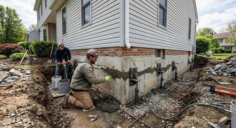 Basement Foundation Repair in Centreville, VA