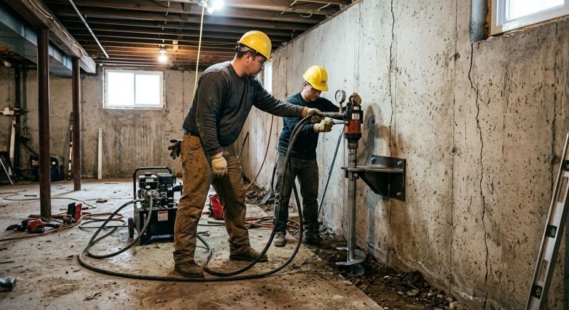Basement Stabilization in Prince William County, VA