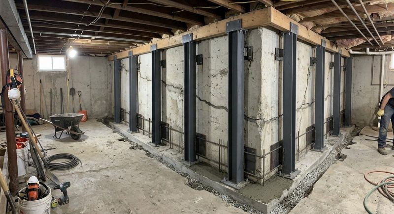 Basement Stabilization in Prince William County, VA