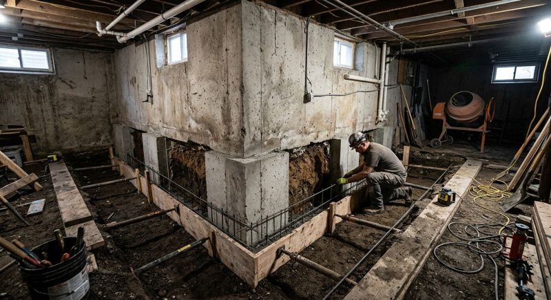 Basement Underpinning in Prince William County, VA
