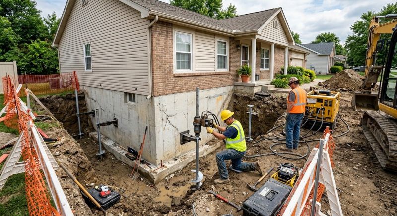 Building Foundation Repair in Fairfax, VA