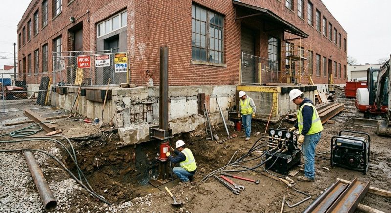 Building Foundation Repair in Falls Church, VA