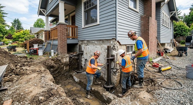 Building Foundation Repair in Reston, VA