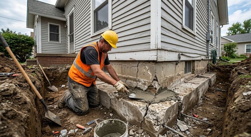 Concrete Foundation Repair in Lorton, VA