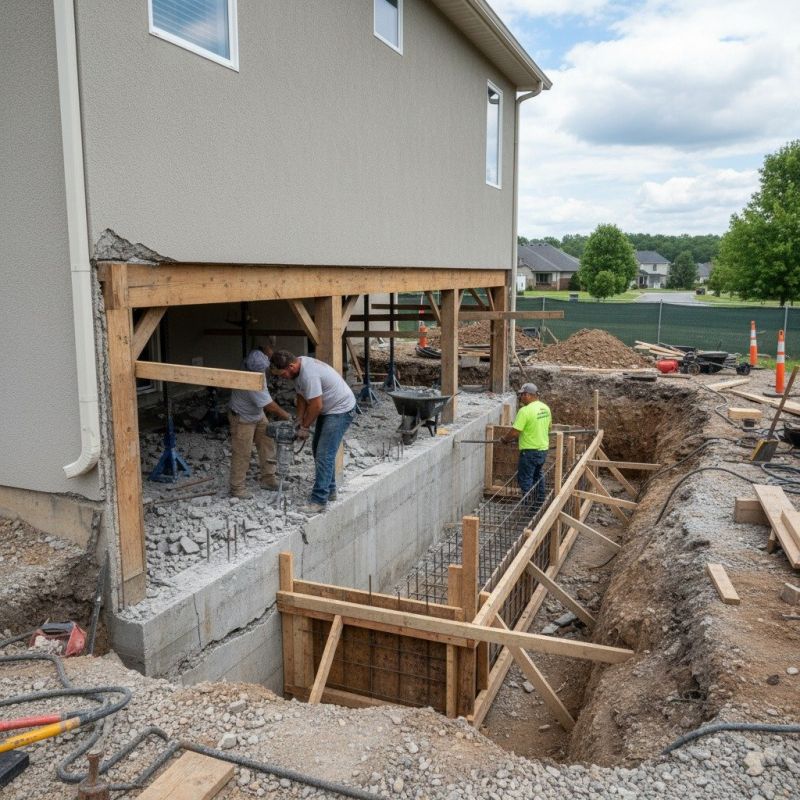 Concrete Foundation Repair in Oxon Hill, MD