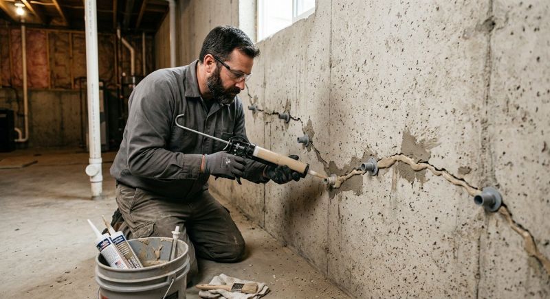 Cracked Foundation Repair in Great Falls, VA