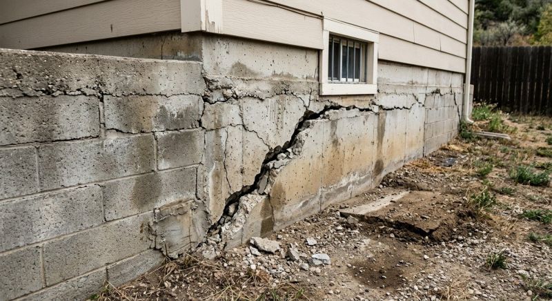 Cracked Foundation Repair in Stafford County, VA