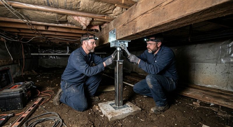 Crawl Space Leveling in Prince William County, VA