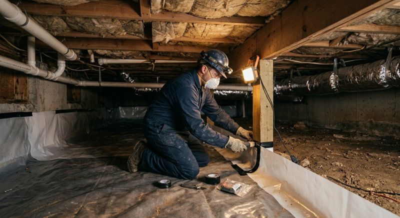 Crawl Space Leveling in Prince William County, VA