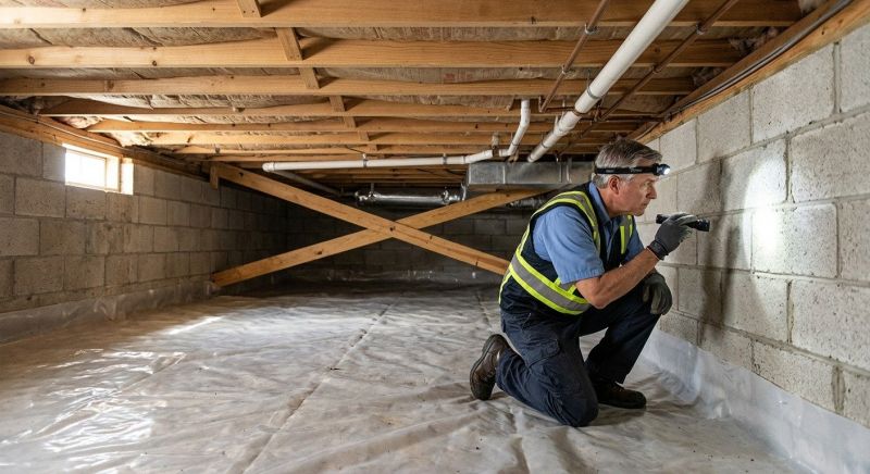 Crawl Space Leveling in Prince William County, VA