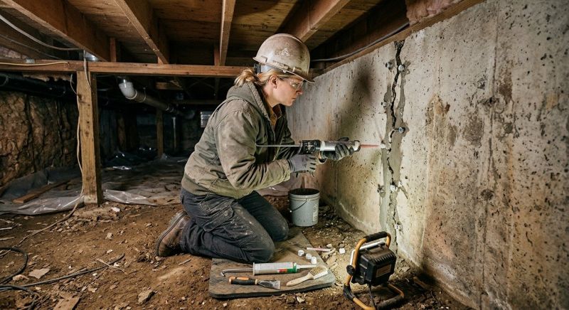 Crawlspace Foundation Repair in Fauquier County, VA