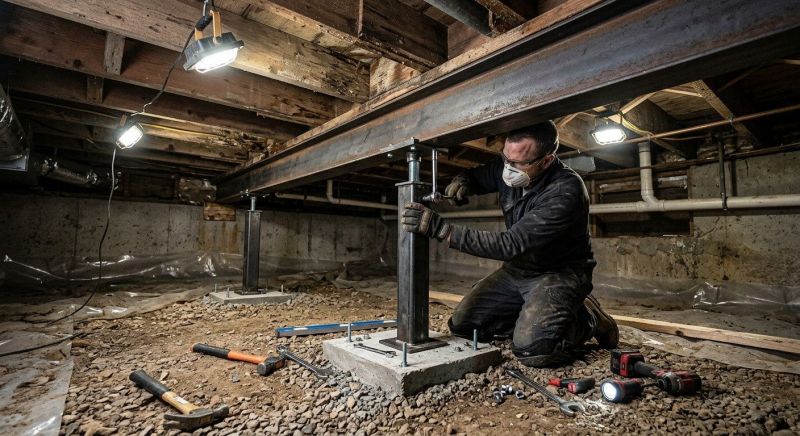 Crawlspace Structural Repair in Prince William County, VA