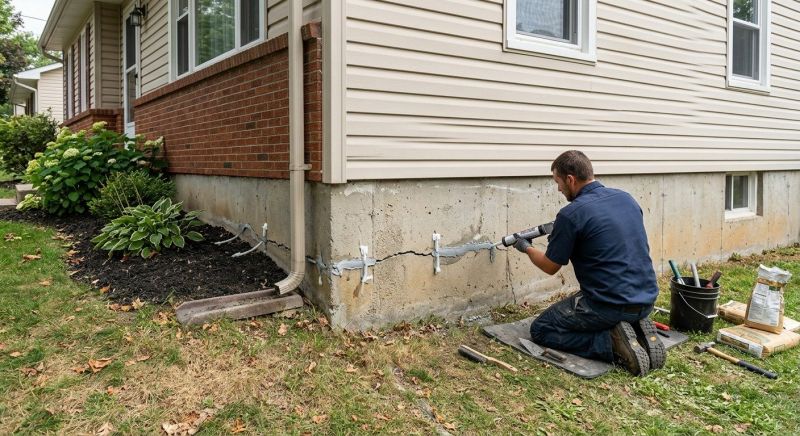 Foundation Crack Sealing in Prince William County, VA