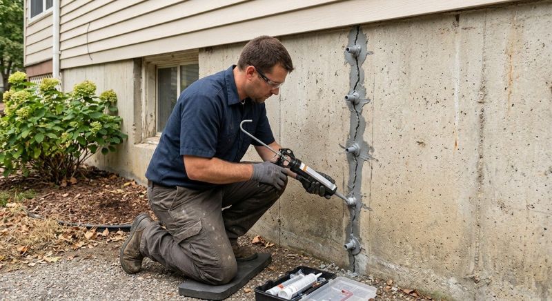 Foundation Crack Sealing in Prince William County, VA