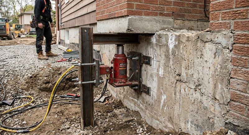 Foundation Jacking in Chantilly, VA