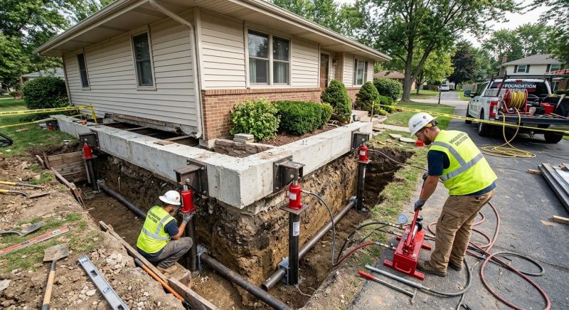Foundation Jacking in Fairfax, VA