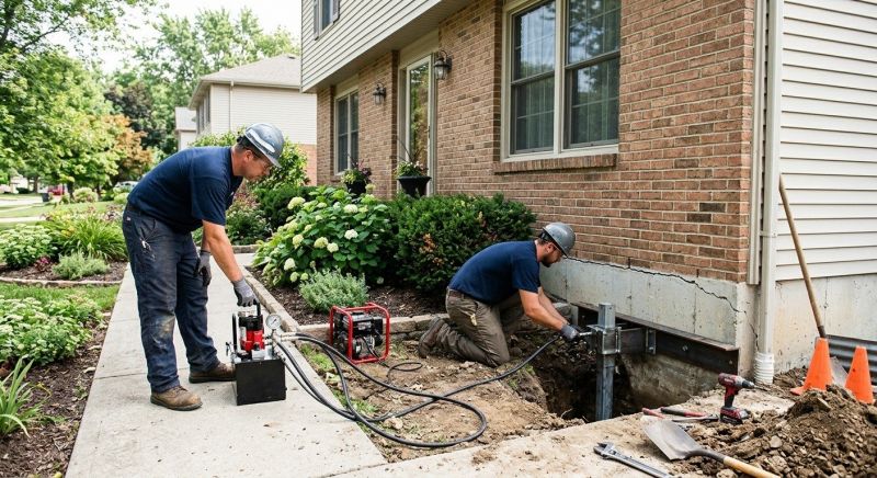 Foundation Jacking in Great Falls, VA