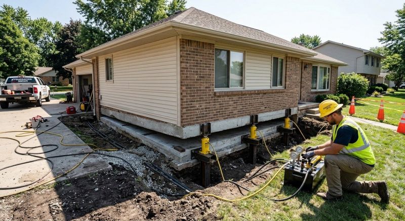Foundation Lifting in Bealeton, VA