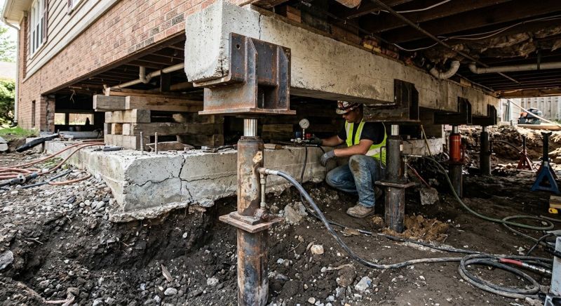 Foundation Lifting in Great Falls, VA