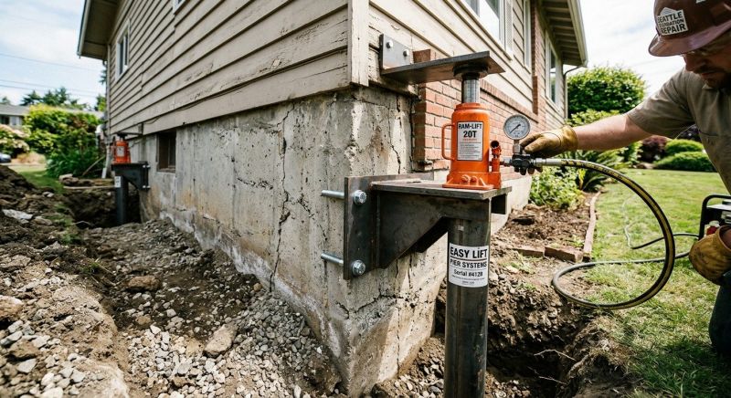 Foundation Lifting in Manassas, VA