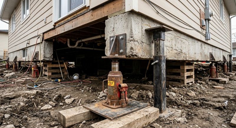 Foundation Lifting in Springfield, VA
