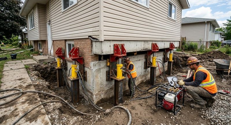 Foundation Lifting in Triangle, VA