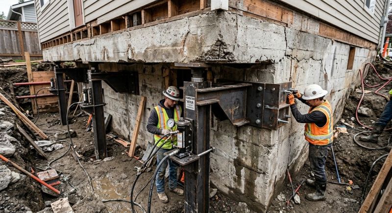 Foundation Lifting in Vienna, VA