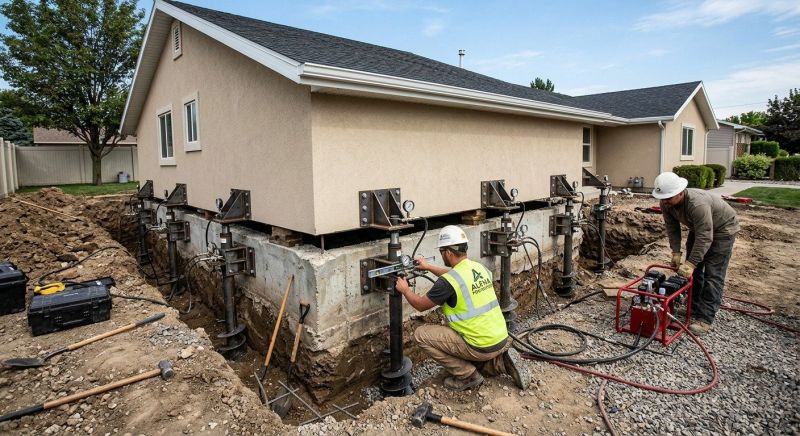 Foundation Pier Leveling in Prince William County, VA