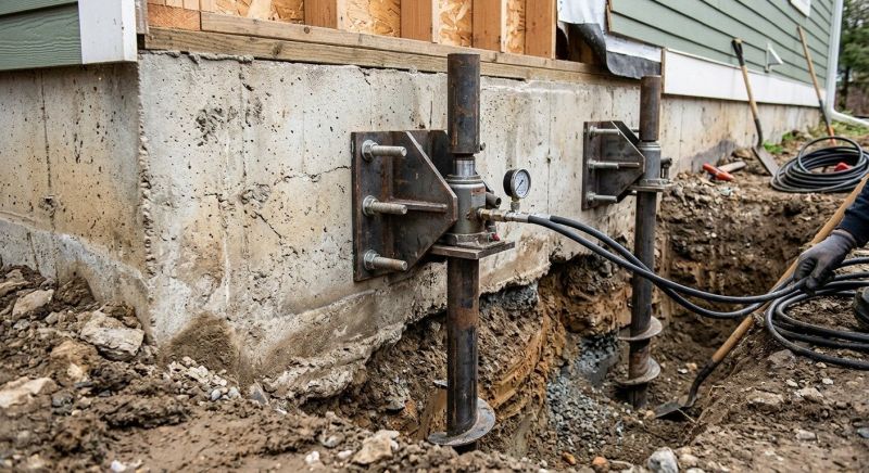 Foundation Pier Leveling in Prince William County, VA