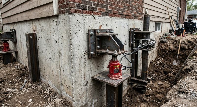 Foundation Pier Leveling in Prince William County, VA