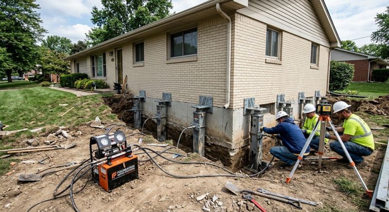 Foundation Pier Leveling in Prince William County, VA