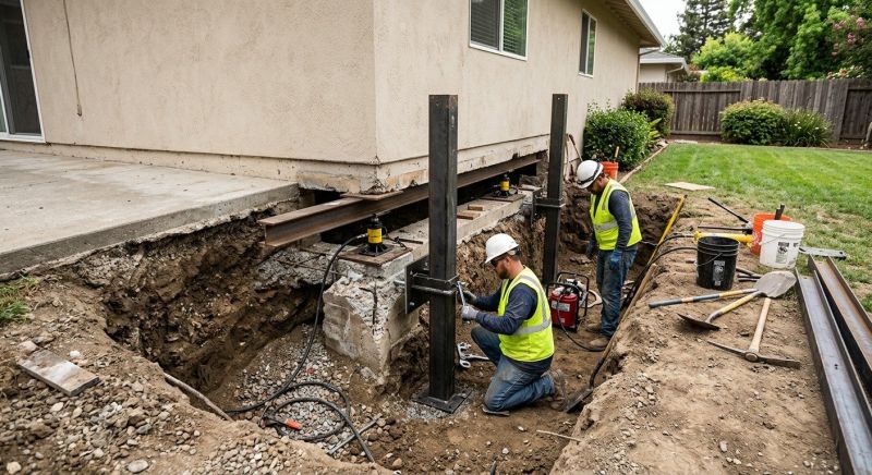 Foundation Pier Repair in Prince William County, VA
