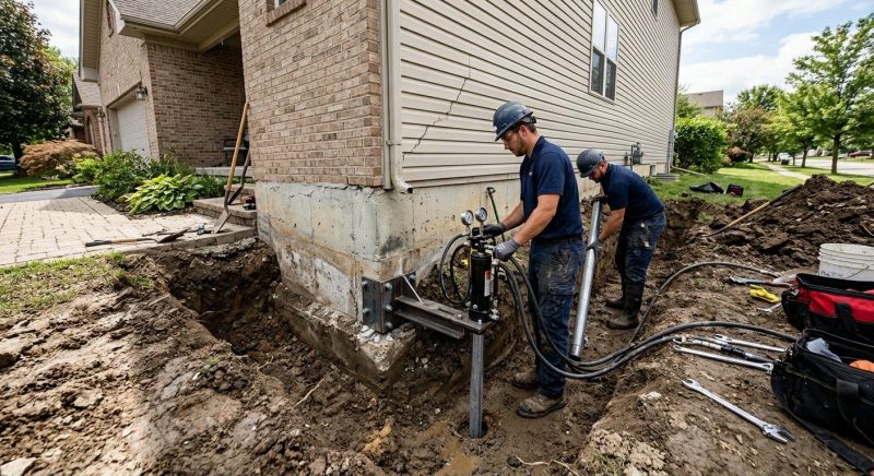 Foundation Settlement Repair in Prince William County, VA
