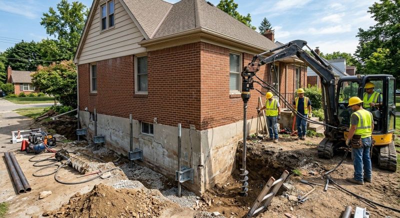 Foundation Stabilizing in Bristow, VA