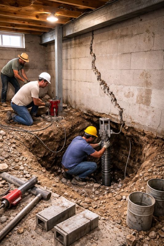 Foundation Structural Repair in Bristow, VA