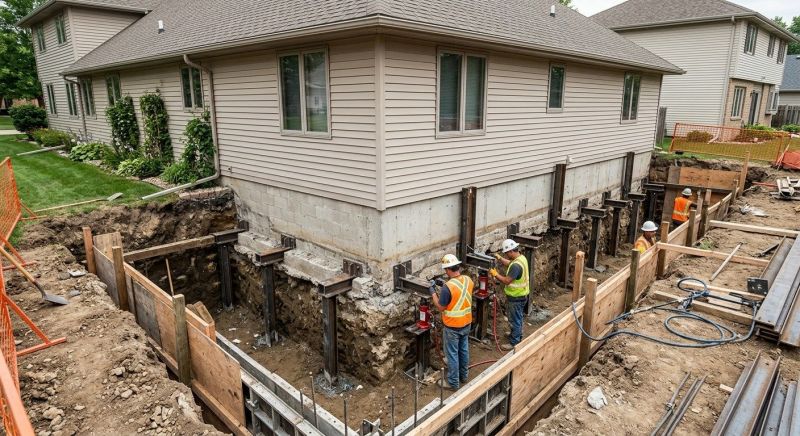 Foundation Underpinning in Prince William County, VA