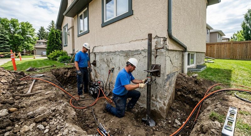 Helical Piers Installation in Prince William County, VA