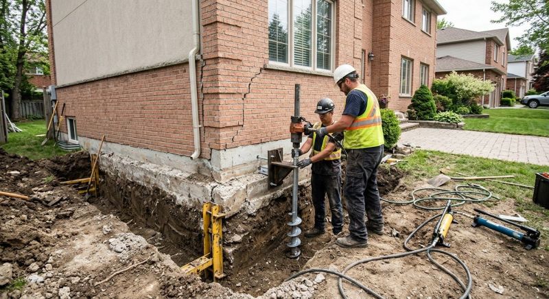 Sinking Foundation Repair in Dumfries, VA