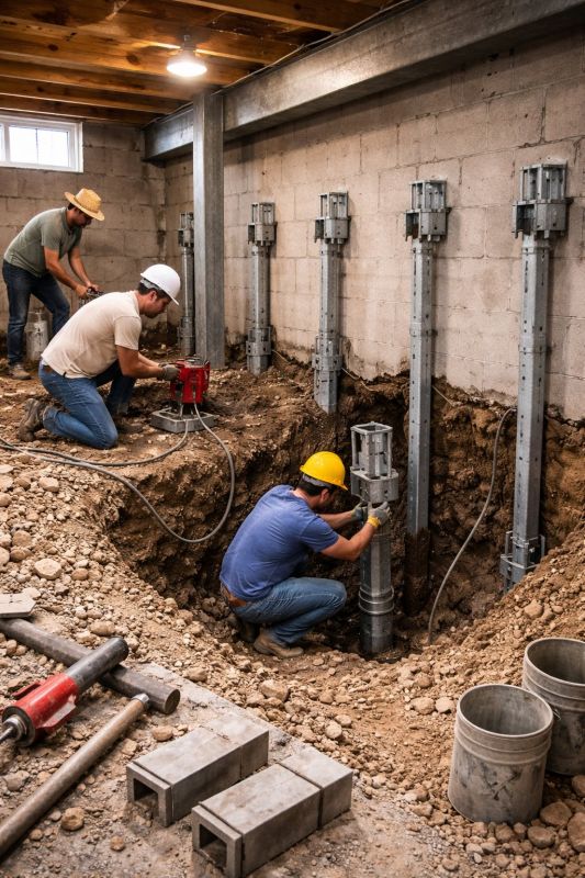 Structural Underpinning in Prince William County, VA