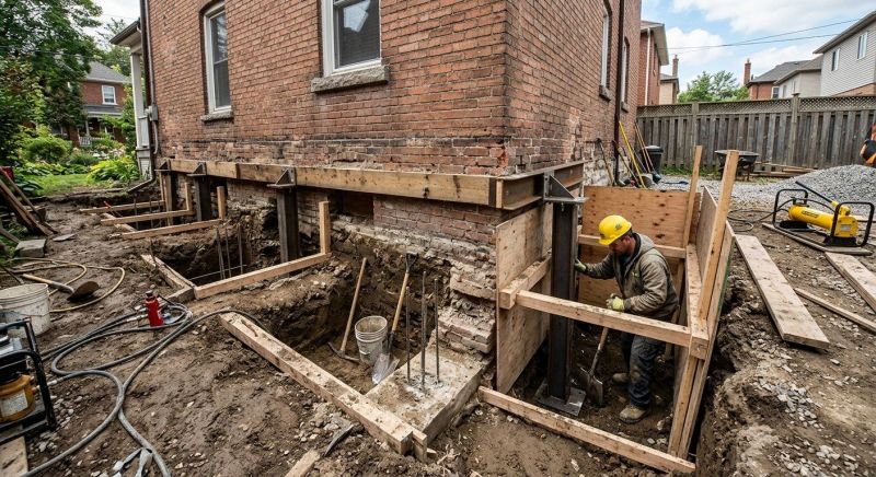 Structural Underpinning in Prince William County, VA